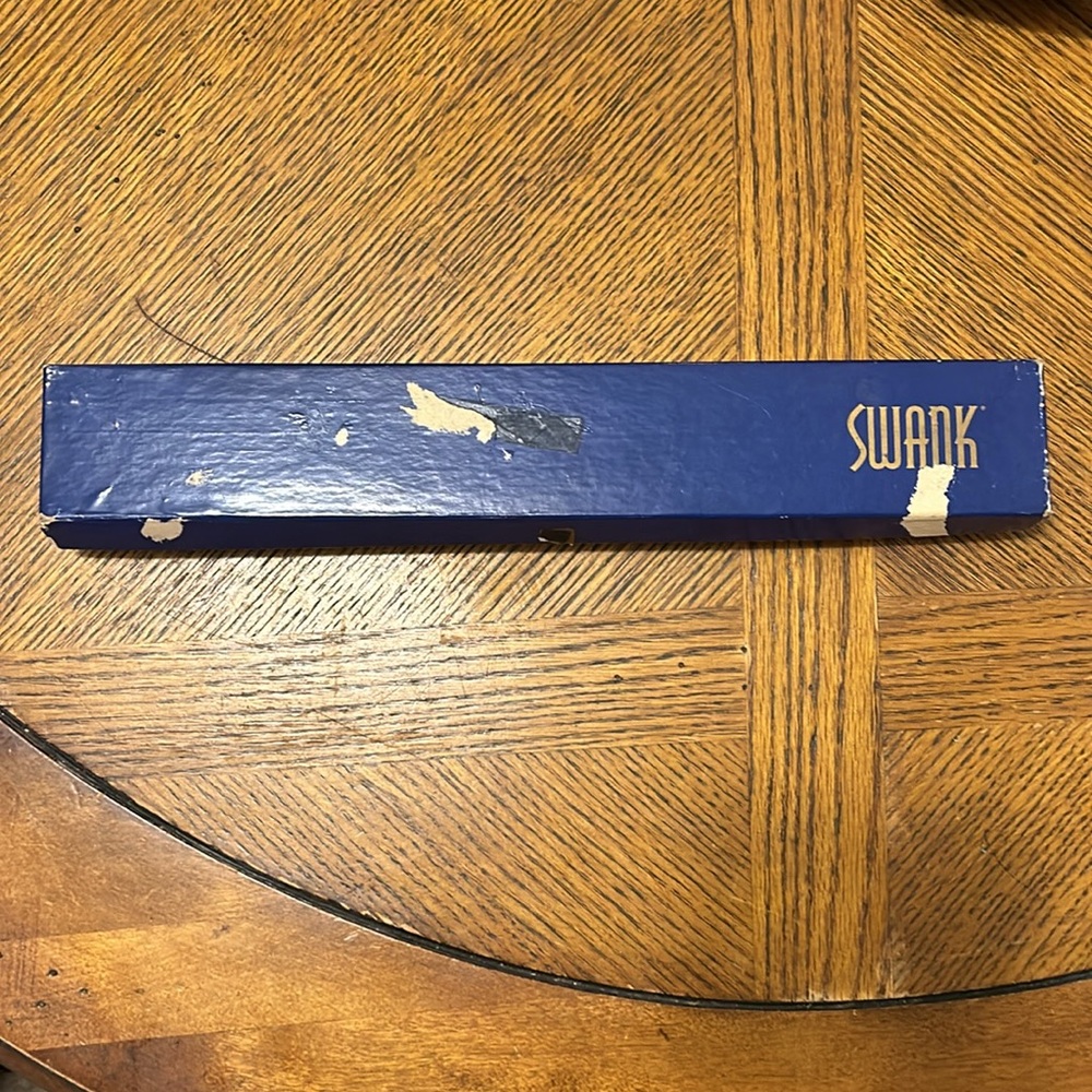 Vintage Swank Metal Tie Rack In Box - Picture 12 of 12